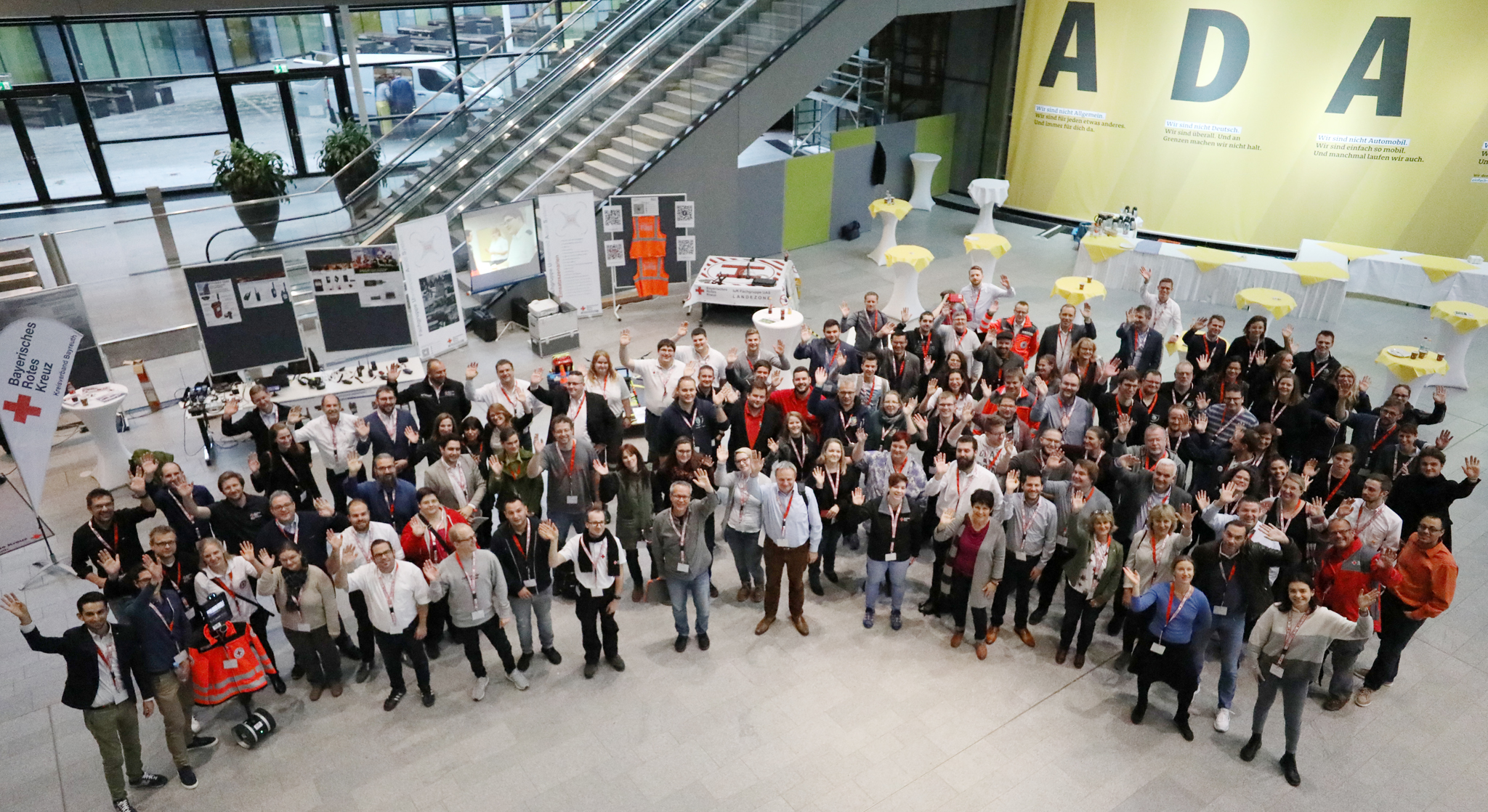 Gruppenbild vom cross media day 2018 in der ADAC-Zentrale in München