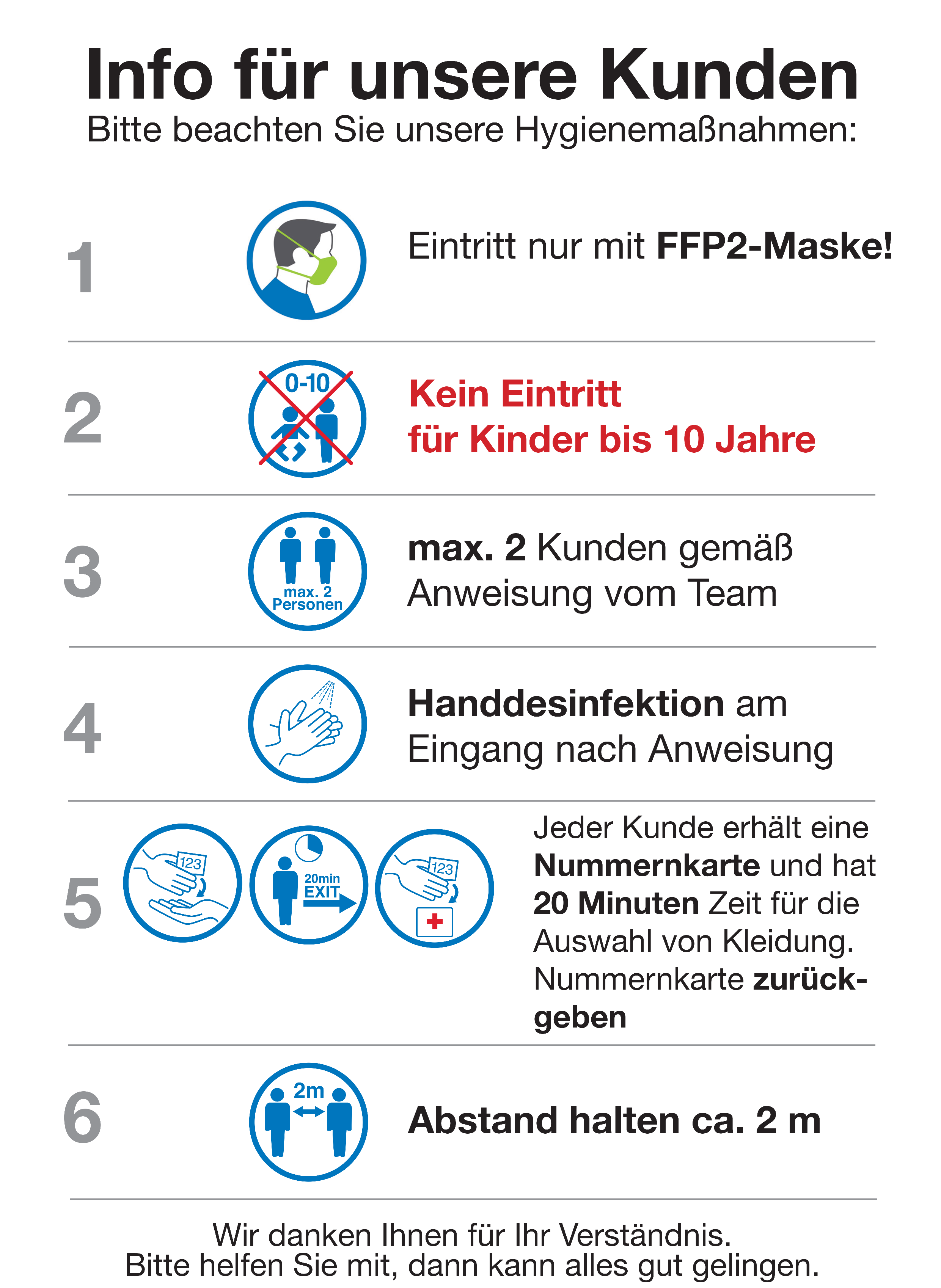 Hygieneregeln Kleiderkammer München-Solln Hygieneregeln Kleiderkammer München-Solln